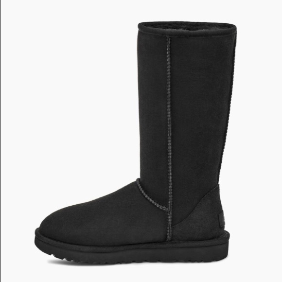 UGGS | Women’s Classic Tall II Boot | BLK 7 - Picture 3 of 6